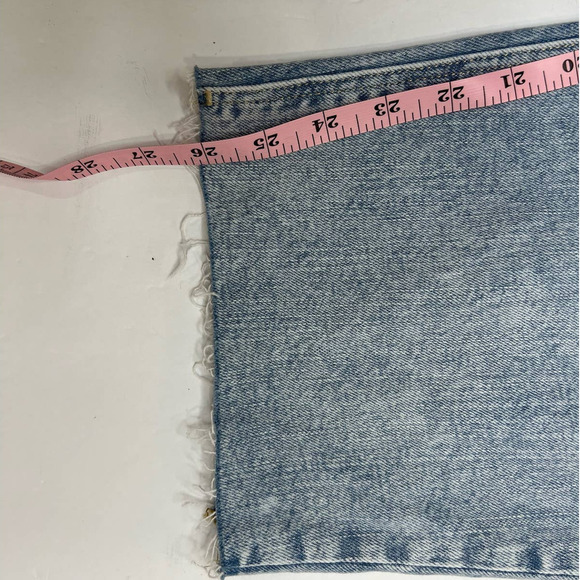 NWT Old Navy 18 Womens Mid Rise Boyfriend Straight Distressed Raw Hem Crop Jeans - Picture 6 of 7
